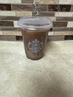 Grande size coffee photo holder