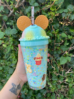 Blue ice cream with Mickey heads