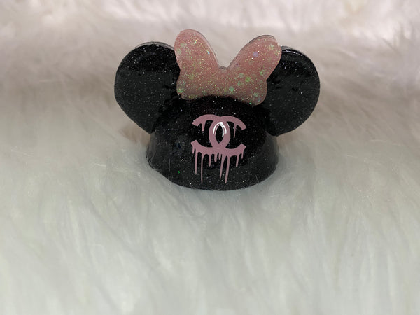 Black and pink Chanel